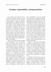 Research paper thumbnail of Ecologia, responsabilità e antropocentrismo