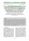 Research paper thumbnail of Method Development and Validation for the Simultaneous Estimation of in Ambroxol and Levocetirizine Bulk and Pharmaceutical Dosage Form by Using RP-HPLC Method