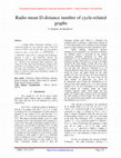 Research paper thumbnail of Radio mean D-distance number of cycle-related graphs