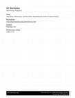 Research paper thumbnail of Liberalism, Democracy, and the State: Reclaiming the Unity of Liberal Politics - eScholarship