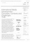 Research paper thumbnail of International Media Development: Concepts, Contexts and Challenges, autumn, Kalmar, half-time, campus | lnu.se