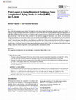 Research paper thumbnail of Third Agers in India: Empirical Evidence From Longitudinal Aging Study in India (LASI), 2017-2018