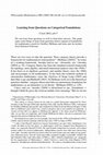 Research paper thumbnail of Learning from Questions on Categorical Foundations