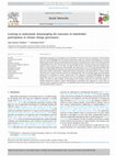 Research paper thumbnail of Learning to understand: Disentangling the outcomes of stakeholder participation in climate change governance.