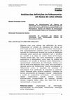 Research paper thumbnail of Análise das definições de folksonomia: em busca de uma síntese :: Brapci 2.0