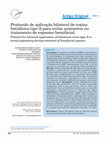 Research paper thumbnail of Protocolo de aplicação bilateral de toxina botulínica tipo A para evitar assimetria no tratamento de espasmo hemifacial