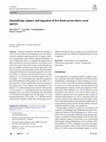 Research paper thumbnail of Quantifying capture and ingestion of live feeds across three coral species