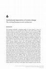 Research paper thumbnail of Institutional imperatives of system change