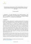 Research paper thumbnail of Territorializing cohesion policies in the Lombardy Region: the case of urban development strategies addressed by European structural funds 2021-2027