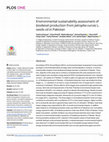 Research paper thumbnail of Environmental sustainability assessment of biodiesel production from Jatropha curcas L. seeds oil in Pakistan