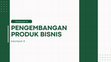 Research paper thumbnail of P14 Pengembangan Produk Bisnis