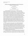 Research paper thumbnail of Rebooting or Regressing? Communication Centers and Peer Mentoring in the Introductory Communication Course