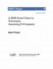 Research paper thumbnail of A Shift from Crime to Terrorism: Assessing D-Company