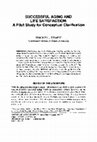 Research paper thumbnail of Successful aging and life satisfaction: A pilot study for conceptual clarification