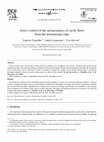 Research paper thumbnail of Active control of the aeroacoustics of cavity flows from the downstream edge