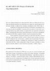 Research paper thumbnail of L’Art Déco en Italia: etapas de valoración