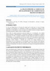 Research paper thumbnail of La francophonie au service du développement de compétences transculturelles