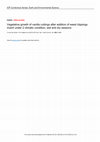 Research paper thumbnail of Vegetative growth of vanilla cuttings after addition of weed clippings mulch under 2 climatic condition, wet and dry seasons