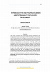 Research paper thumbnail of İSTİHBARAT VE DIŞ POLİTİKA İLİŞKİSİ: ABD İSTİHBARAT TOPLULUĞU İNCELEMESİ