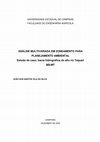 Research paper thumbnail of Analise multivariada em zoneamento para planejamento ambiental