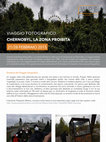 Research paper thumbnail of 2014; citazione al primo workshop fotografico a Chernobyl