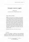 Research paper thumbnail of Immagini, materia e oggetti