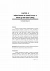 Research paper thumbnail of CHAPTER -2 Indian Women in Armed Forces: A Shoot up into Glass Ceiling