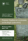 Research paper thumbnail of Wyklad - Prawne i badawcze wyzwania archeologii żydowskiej