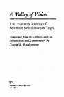 Research paper thumbnail of David B. Ruderman, *A Valley of Vision: The Heavenly Journey of Abraham ben Hananiah Yagel* (Philadelphia: University of Pennsylvania Press, 1990)