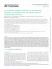 Research paper thumbnail of An academic survey on theoretical foundations, common assumptions and the current state of consciousness science