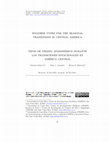 Research paper thumbnail of Weather types for the seasonal transitions in Central America (Tipos de tiempo atmosférico durante las transiciones estacionales en América Central)