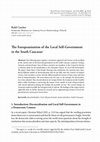 Research paper thumbnail of The Europeanisation of the Local Self-Government in the South Caucasus 1