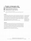 Research paper thumbnail of Pesquisa e metapesquisa sobre comunicação na América Latina