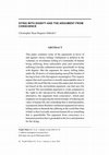 Research paper thumbnail of "Dying with Dignity and the Argument from Conscience." Prajna Vihara: Journal of Philosophy and Religion Volume 24 Number 1 (2024): 61-75.