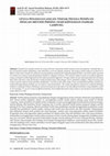 Research paper thumbnail of Upaya Penanggulangan Tindak Pidana Penipuan Dengan Metode Phising Oleh Kepolisian Daerah Lampung