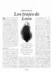 Research paper thumbnail of Los trajes de Loos