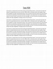 Research paper thumbnail of Test PDF