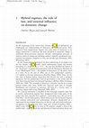 Research paper thumbnail of Hybrid regimes, the rule of law, and external influence on domestic change