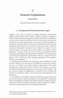 Research paper thumbnail of Domestic Explanations: Inequalities