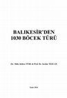 Research paper thumbnail of BALIKESİR’DEN 1030 BÖCEK TÜRÜ  /   1030 INSECT SPECIES FROM BALIKESIR, TURKEY