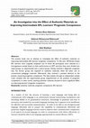 Research paper thumbnail of An Investigation into the Effect of Authentic Materials on Improving Intermediate EFL Learners' Pragmatic Competence