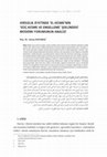 Research paper thumbnail of HIRSIZLIK ÂYETİNDE ‘EL KESME’NİN ‘GÜÇ KESME VE ENGELLEME’ ŞEKLİNDEKİ MODERN YORUMUNUN ANALİZİ