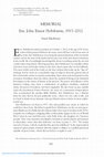 Research paper thumbnail of Eric John Ernest Hobsbawm, 1917–2012