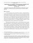 Research paper thumbnail of SERVIR DIEU OU MAMON ? UNE QUESTION ETHIQUE AUX EGLISES D'AFRIQUE : Lecture de Mt 6.24