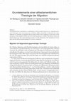 Research paper thumbnail of Hensel, B., 2022, Grundelemente einer alttestamentlichen Theologie der Migration: ein Beitrag zur aktuellen Debatte um migrationssensible Theologie aus Sicht der alttestamentlichen Wissenschaft. In: Evangelische Theologie/EvTh 82/1 (2022), 19-31.