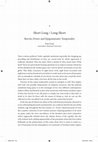 Research paper thumbnail of Short Long / Long Short: Brevity, Power and Epigrammatic Temporality (Uncorrected Proof)