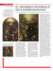 Research paper thumbnail of Il "Giudizio Universale" di Leandro Bassano