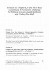 Research paper thumbnail of Erratum to: Chapter 8, 9 and 10 of Rosa Luxemburg: A Permanent Challenge for Political Economy Judith Dellheim and Frieder Otto Wolf