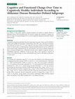 Research paper thumbnail of Cognitive and Functional Change Over Time in Cognitively Healthy Individuals According to Alzheimer Disease Biomarker-Defined Subgroups.