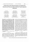 Research paper thumbnail of Fabrication and Characterization of Organoclay Reinforced Polyester Based Hybrid Nanocomposite Materials